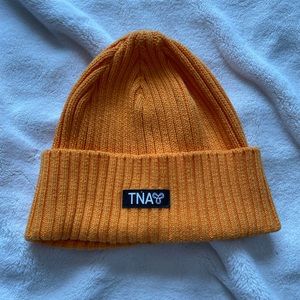 TNA beanie, cuffed and ribbed.